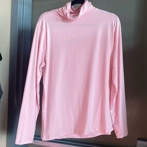 Zenana Pink Microfiber Mock Turtleneck Sweater Plus size New 2x 3x